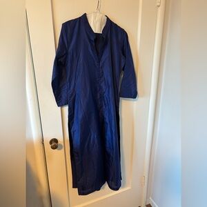 Silk Royal Blue Salwar Nehru collar minimalist